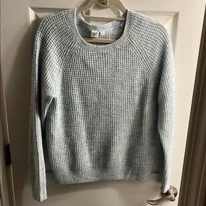 GAP Blue Crew Neck Sweater with Ribbed Texture xs